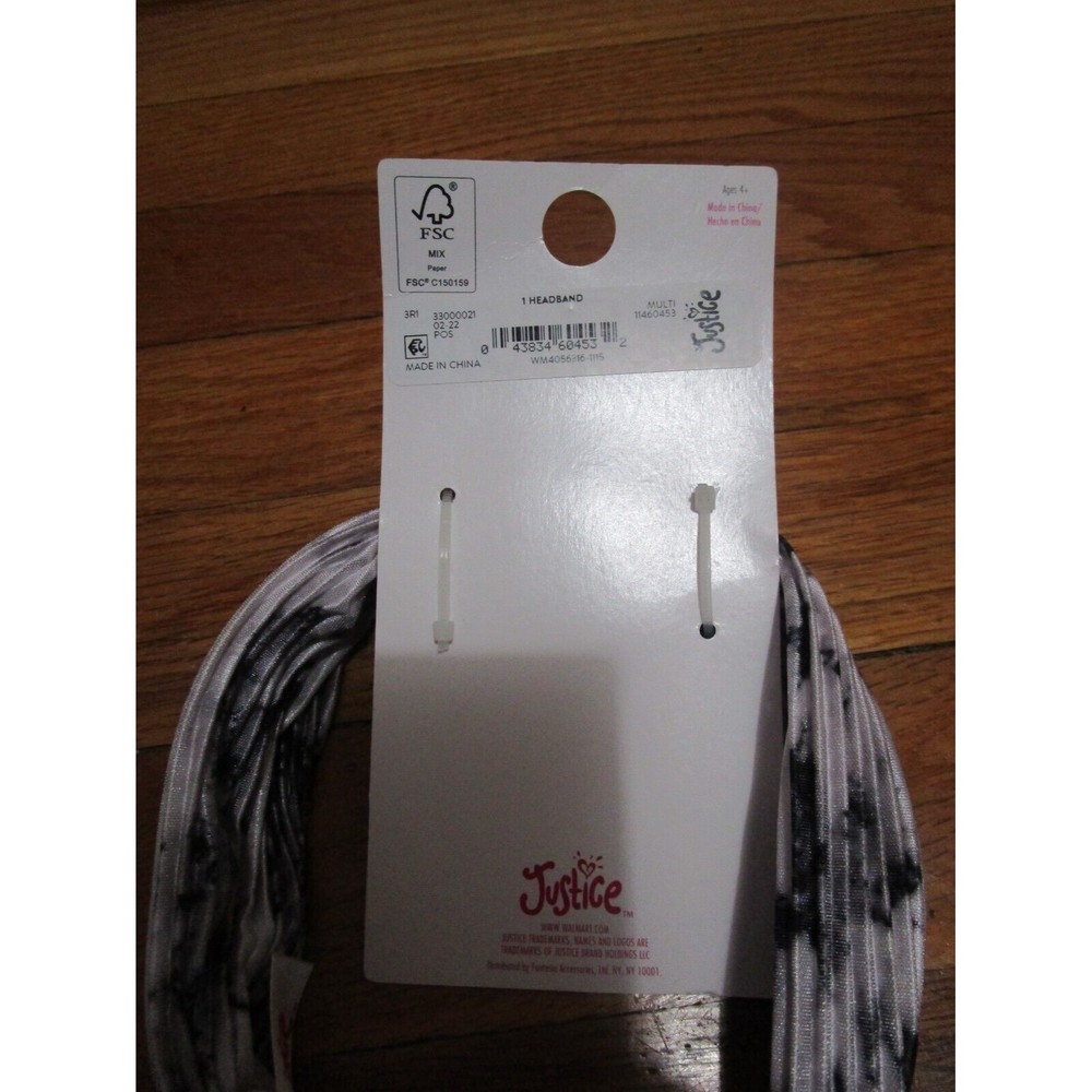 NWT Justice Girls' Tie Dye Twist Headband New with tags One size, For all ages - Picture 4 of 4